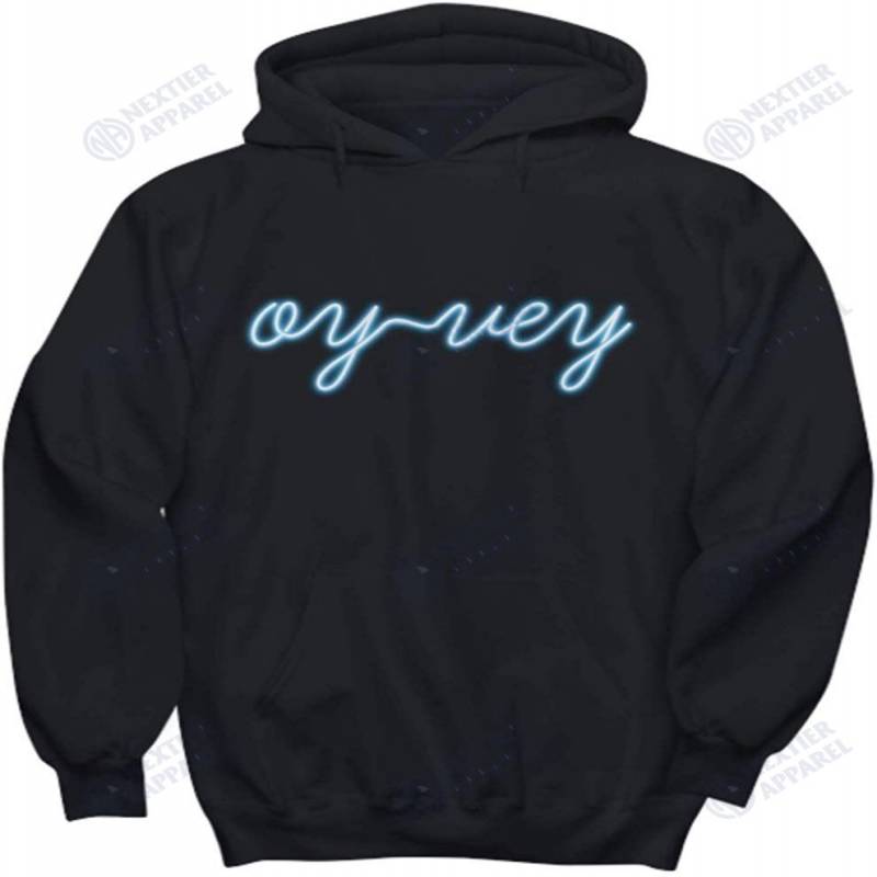 – Oy Vey – Neon Blue Unisex Hoodie – Multiple Colors Available