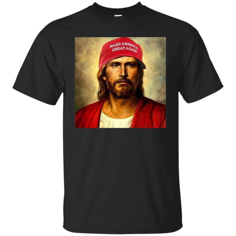 AGR Jesus Make American Great Again Shirt G200 Gildan