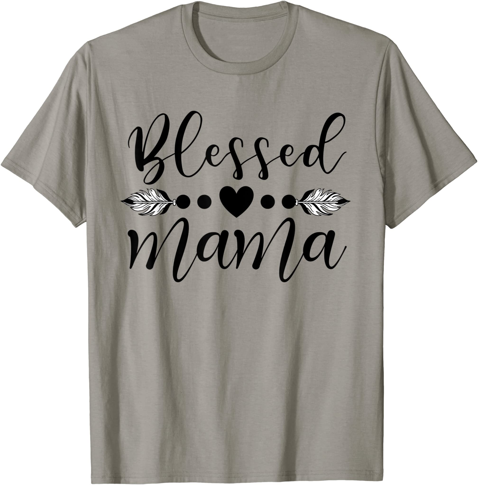 Blessed Mama – Mama Bear Llama Shark – Plus Size Mom T-Shirt