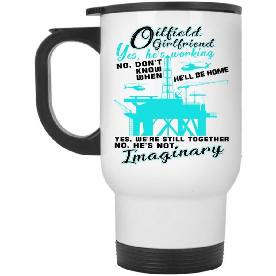 Cool Couple Travel Mug, Oilfield Girlfriend Mug