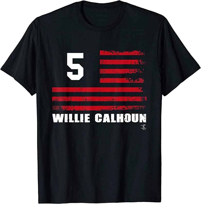 Willie Calhoun Vintage Flag Gameday T-Shirt