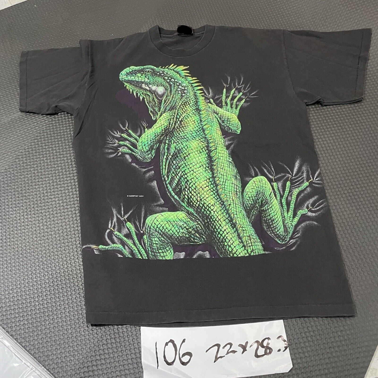 Vintage Iguana All Over Print Tee Shirt Outfit