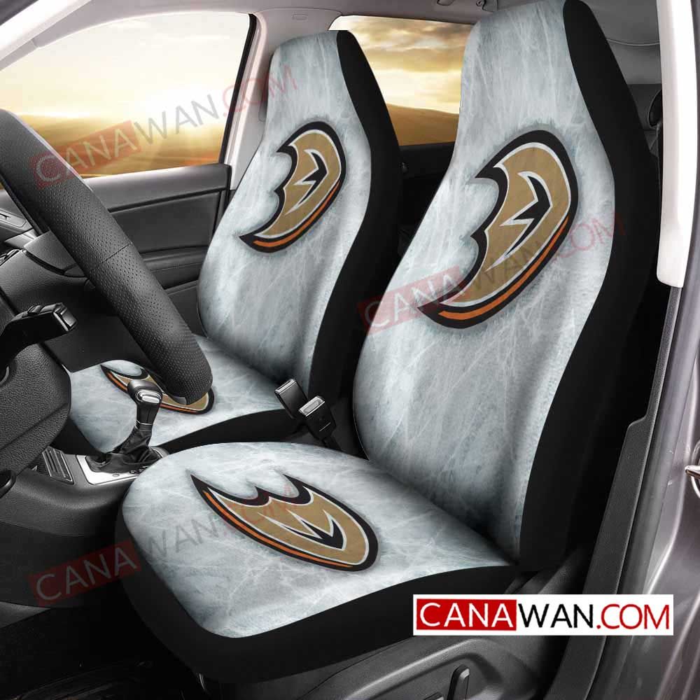 Anaheim Ducks Logo Art Style20 3D Customized Personalized Car Seat Cover