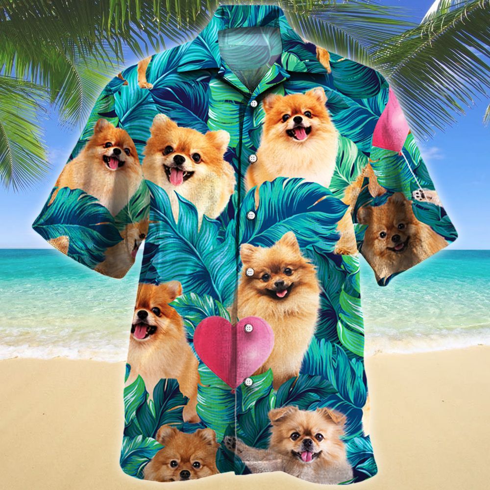 Pomeranian Dog Lovers Gift Hawaiian Shirt Ha68483