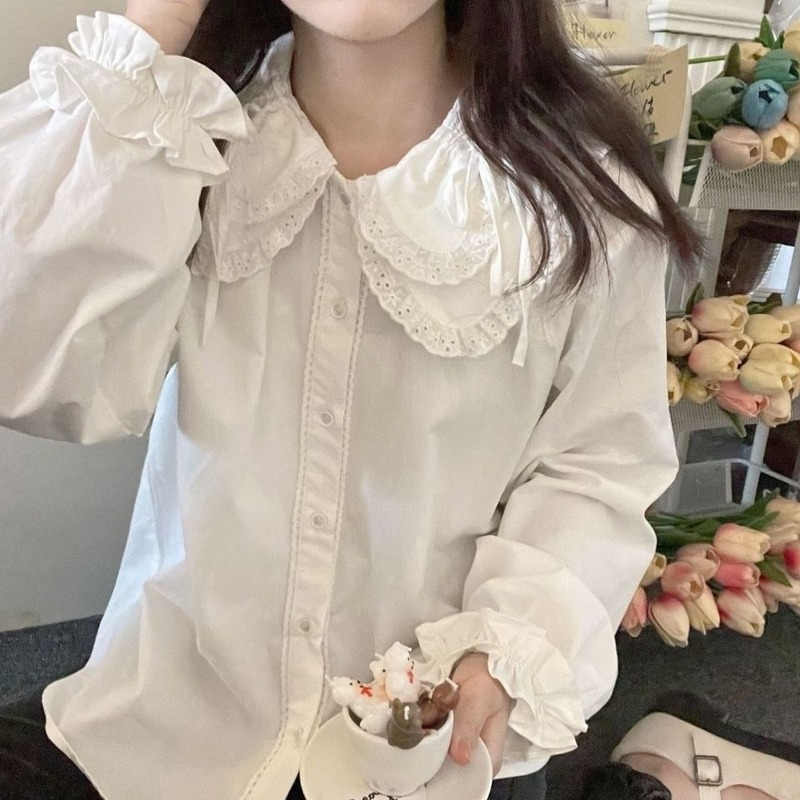 Spring Kawaii Lolita Ruffle Knitted Sweater Vest Women Japanese Cute Bow Sweaters Cardigan Coat Autumn Korean Fashion Waistcoats alx