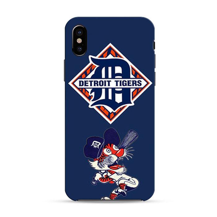 Detroit Tigers Baseball Iphone X 3D Case | Black