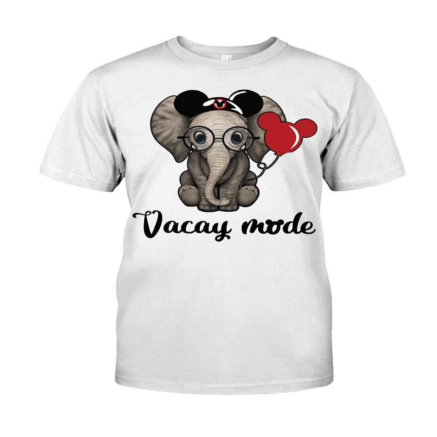 Vacay Mode – Elephant Classic T-shirt Unisex Shirt For Women/men – T-Shirt