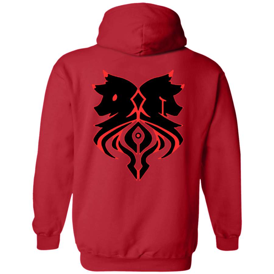 AGR Aaron Lycan Logo Red Unisex Pullover Hoodie Back Print