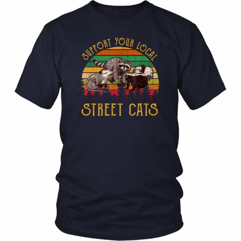 Meme Kittens Vintage Shirt Support Your Local Street Cats