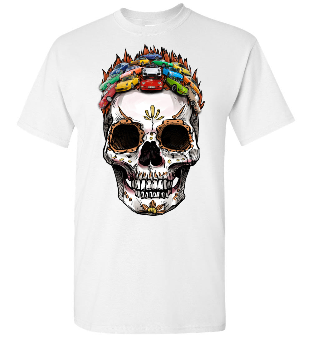 911 Collection Stylized Skull Halloween Art T-Shirt V2