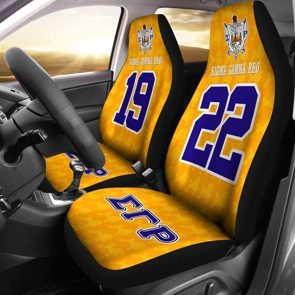 Sigma Gamma Rho Founding Year and Initials Carseat Covers