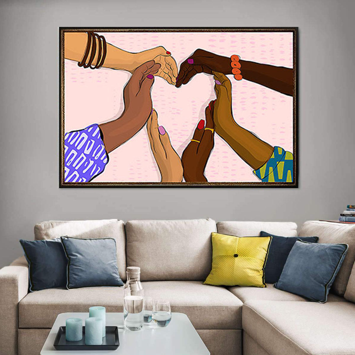 African American Canvas Attractive African American Canvas Prints African Girl African Man Wall Alluring Home Decor Canvas