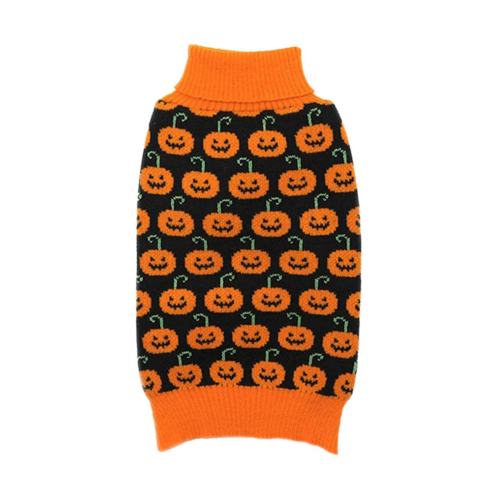 Winter Dog Clothes Warm Christmas Sweater for Small Medium Dogs Cats Knitted Halloween Pumpkin Puppy Jacket Pet Clothing alx