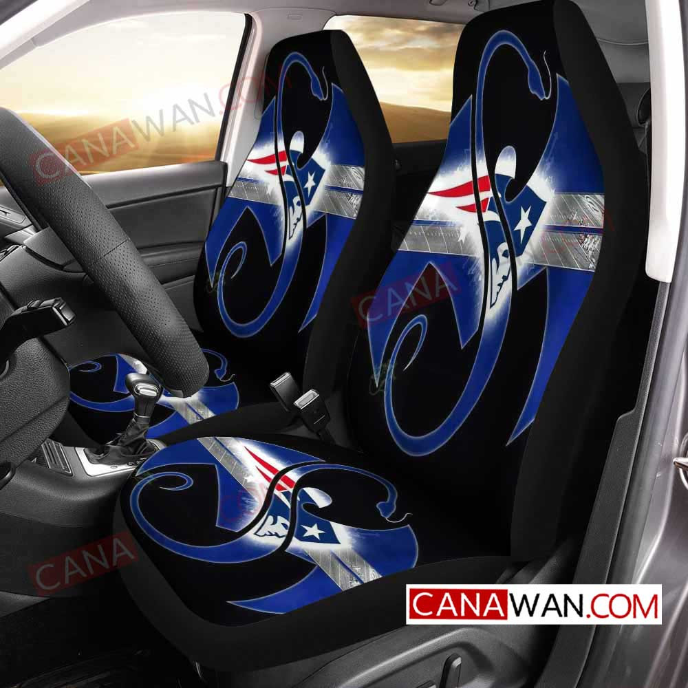 New England Patriots Style141 3D Customized Personalized Car Seat Cover