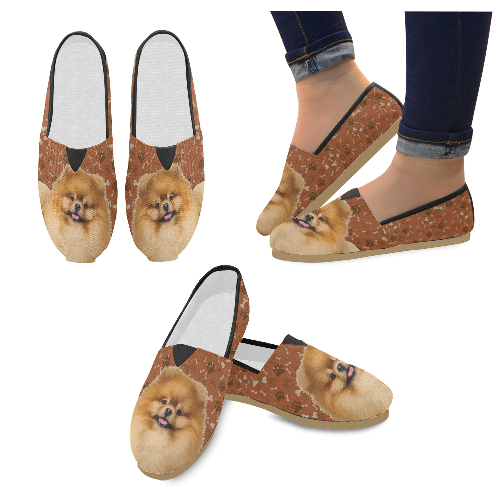 Pomeranian Dog Women’s Casual Shoes