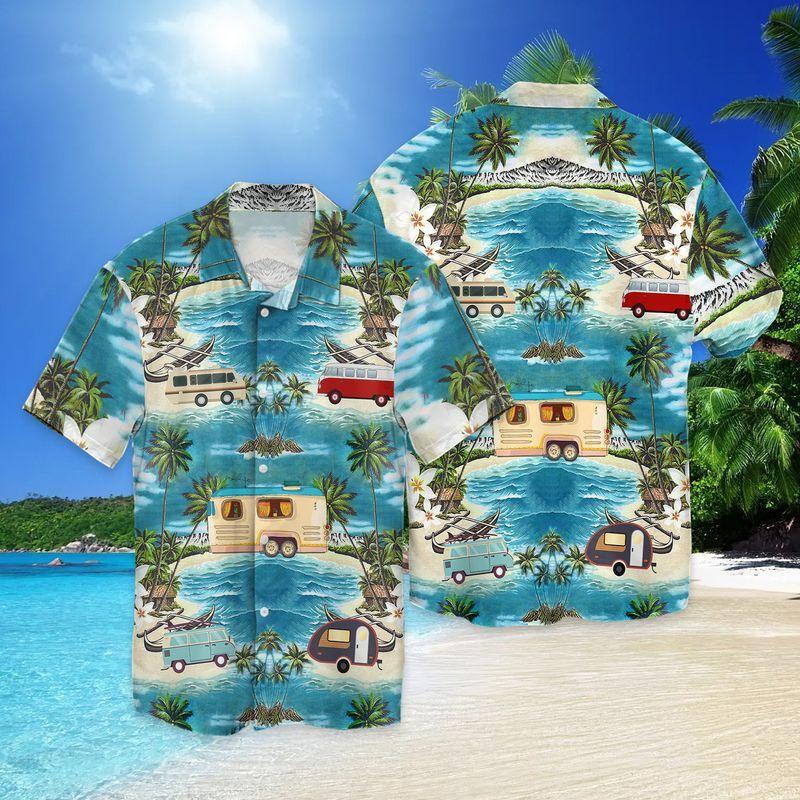 Camping Hawaii Shirt For Men Women Adult Ha105803