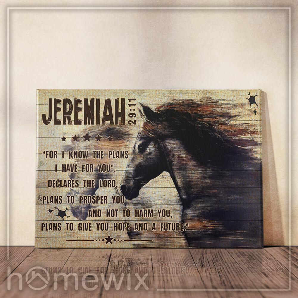 Jeremiah 2911 Horse Canvas And Poster Wall Art | Wall Decor
