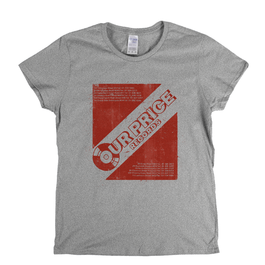 Our Price Records Womens T-Shirt