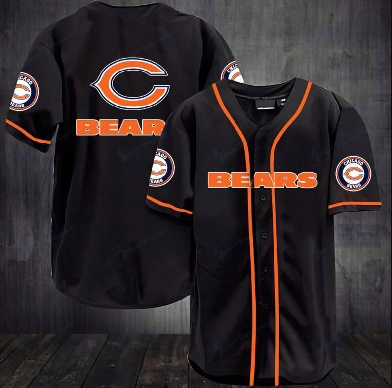 Chicago Bears Baseball Jersey Shirt 46