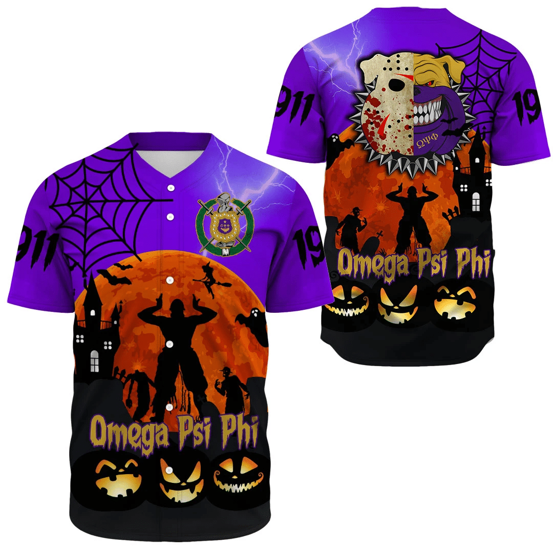 Getteestore Baseball Jersey – Omega Psi Phi Halloween Baseball Jerseys A31