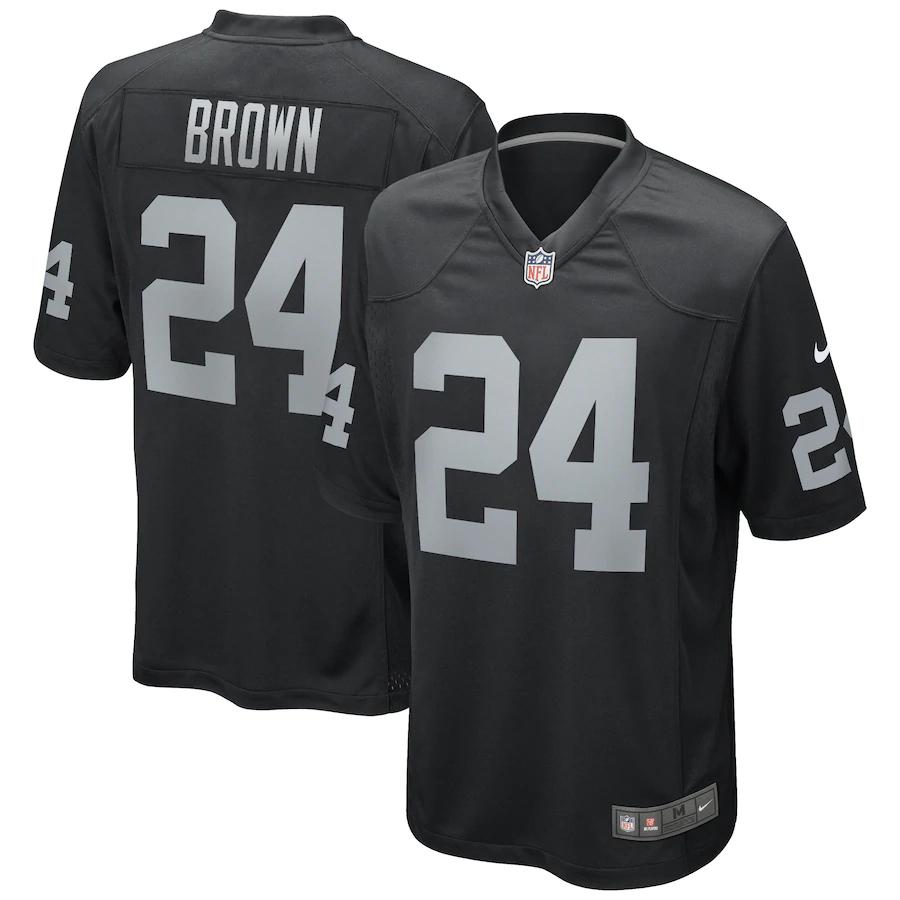 Willie Brown Las Vegas Raiders Nike Game Retired Player Jersey – Black