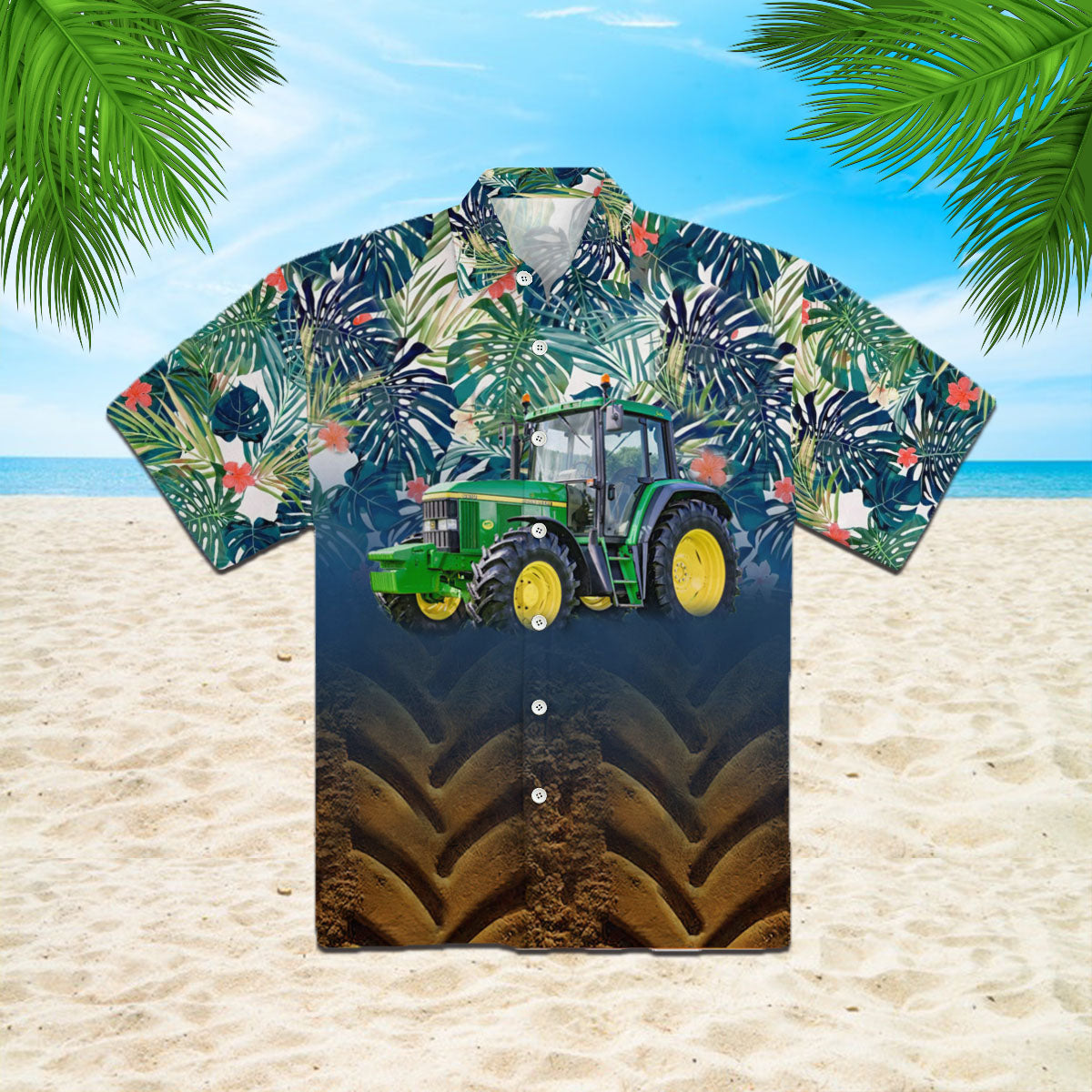 Oragontee Tractor Hawaii Shirt For Men Women Adult Ha22771