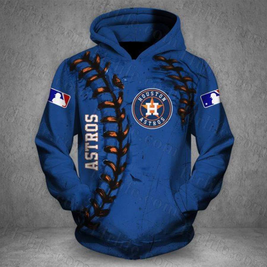 Houston Astros Hoodie 3D Style2079 All Over Printed