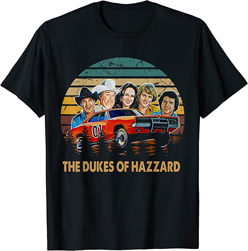 Vintage Hazzard Cars Outfits – The Dukes Essential For Fans T-Shirt