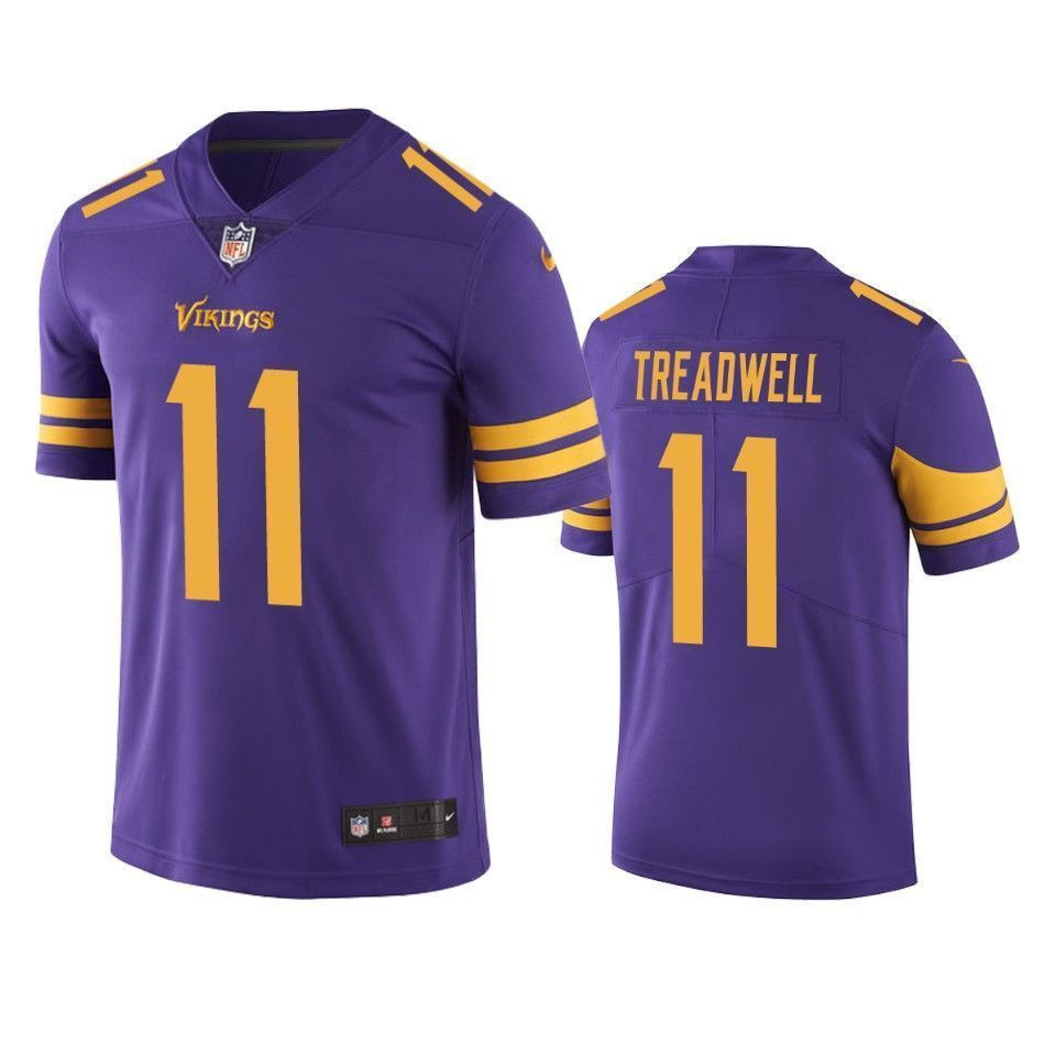 Minnesota Vikings Laquon Treadwell Purple Color Rush Limited 3D Jersey