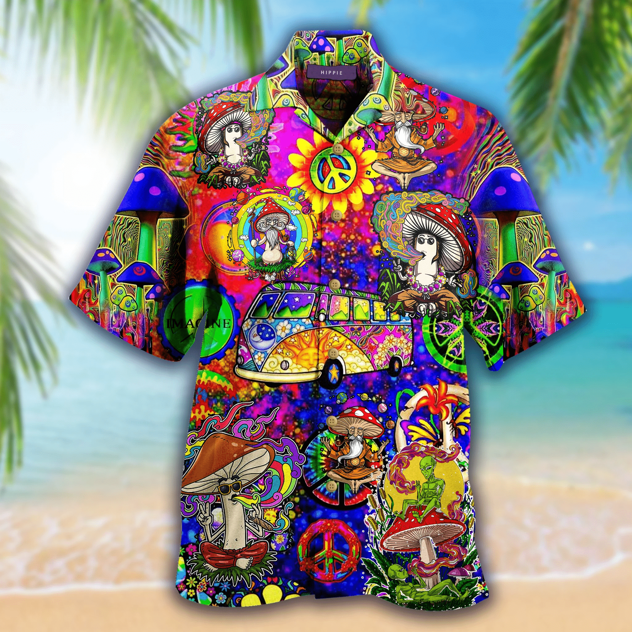 Worry Be Hippie Hawaiian Shirt Ha6696