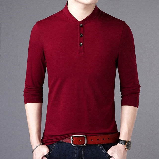 Solid Color Street Style Cotton Long Sleeve Shirt