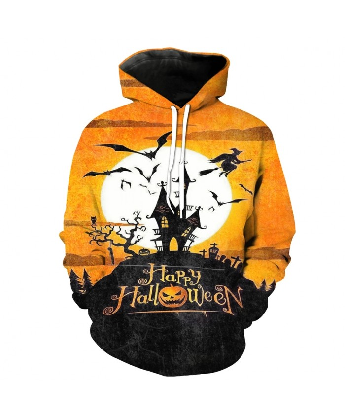 Yellow Sky Bat Wizard Castle Halloween 3D All Over Print | For Men & Women | Adult | Ho3605