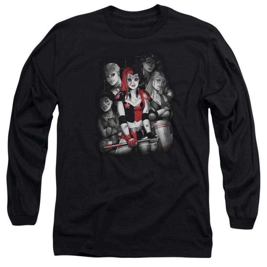 Batman – Bad Gals Bw Long Sleeve Adult 18/1