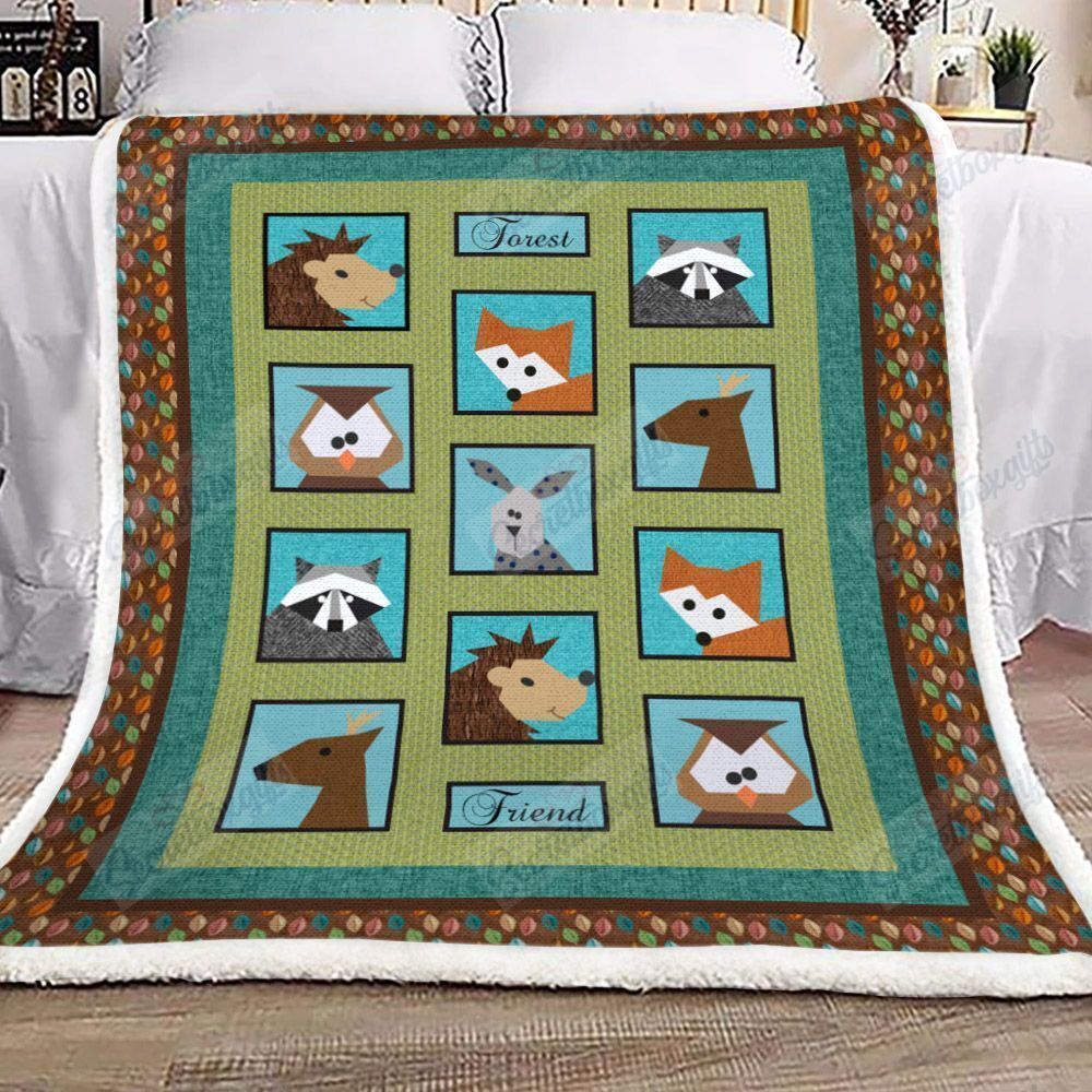 Animal Am2210448Cl Fleece Blanket