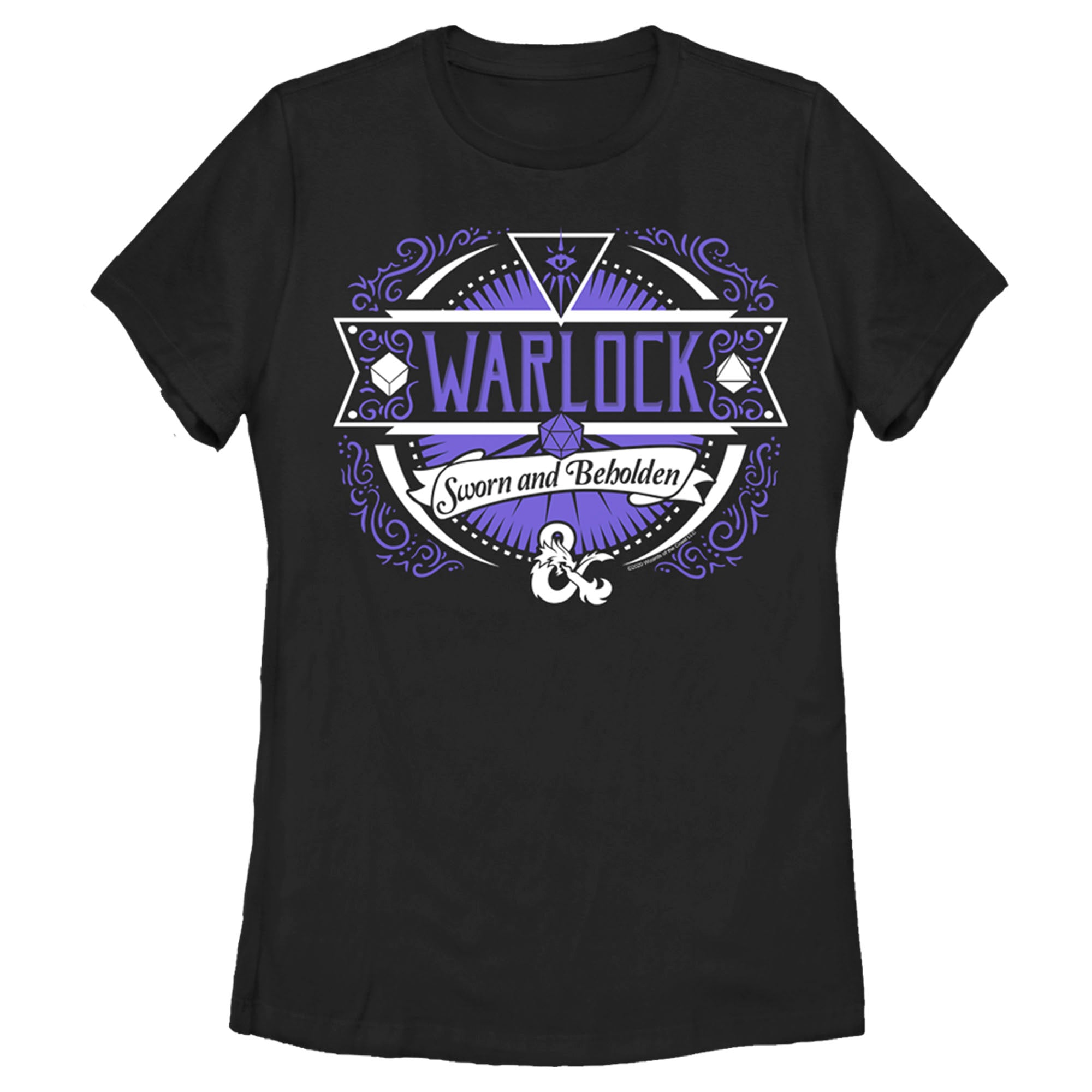 Women’S Dungeons & Dragons Warlock Sworn And Beholden T-Shirt