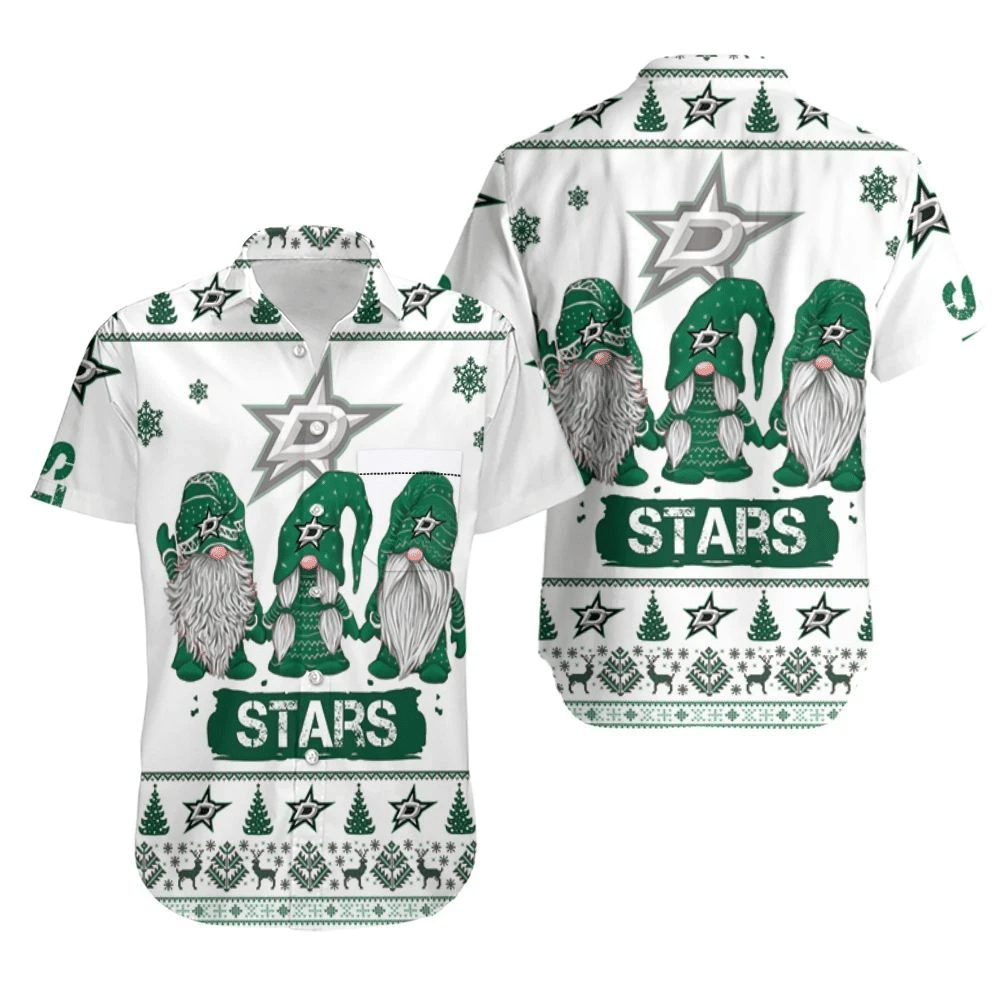 Christmas Gnomes Dallas Stars Ugly Sweatshirt Hawaii Shirt Combo Beach Ha97488