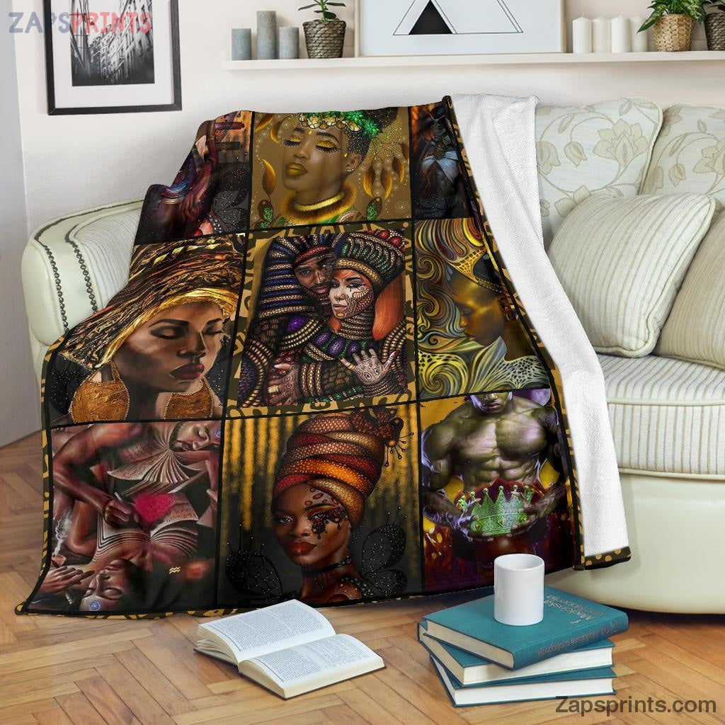 The Beauty Of African Culture – African Culture Ccvix Blanket – African Culture And Traditions Fleece Blanket