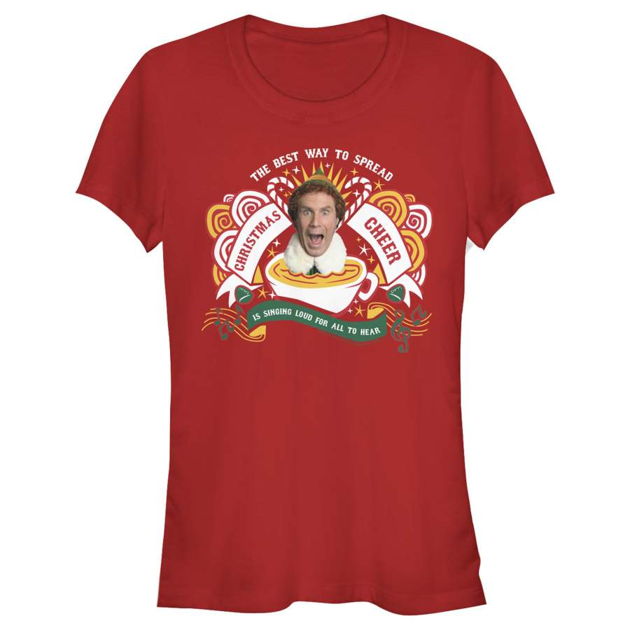 Elf Junior’s Christmas Cheer Singing  T Shirt