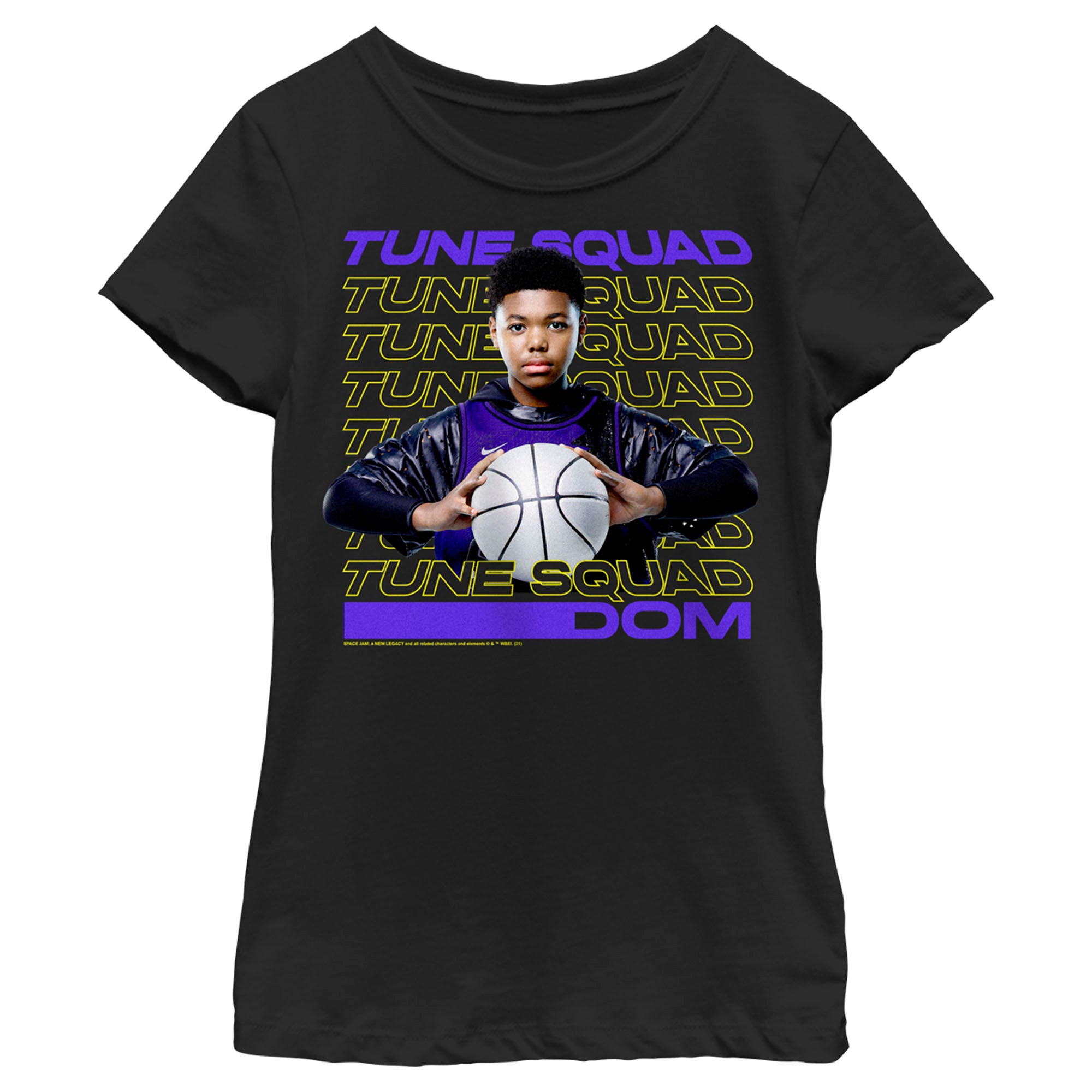 Space Jam: A New Legacy Girl’S Dom James Tune Squad  T-Shirt