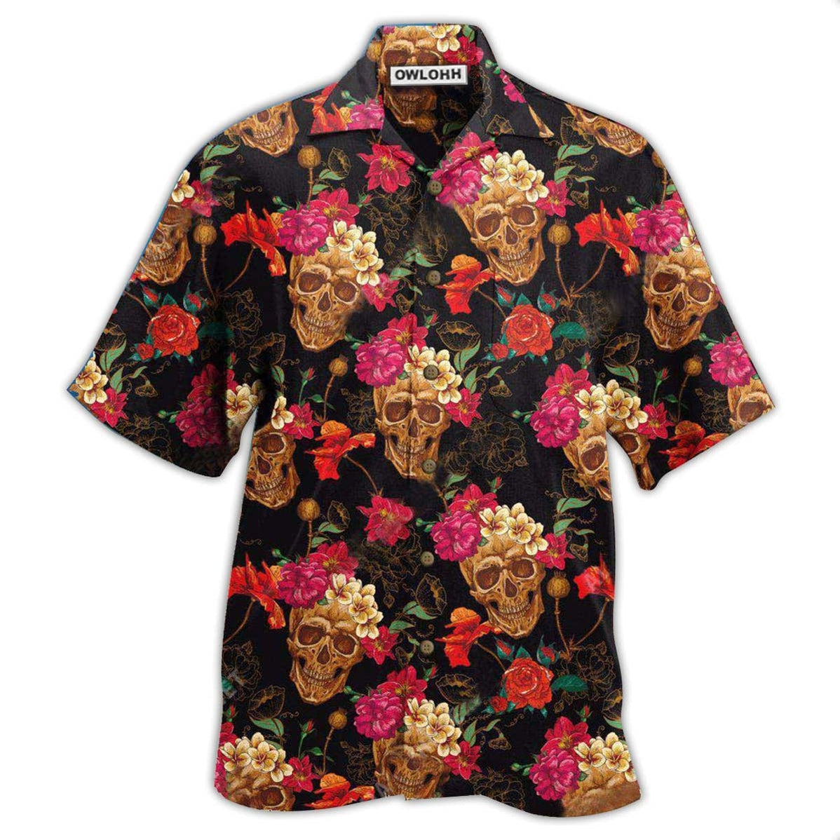 Skull Amazing Flowers Sugar Hawaii Shirt Ha101663