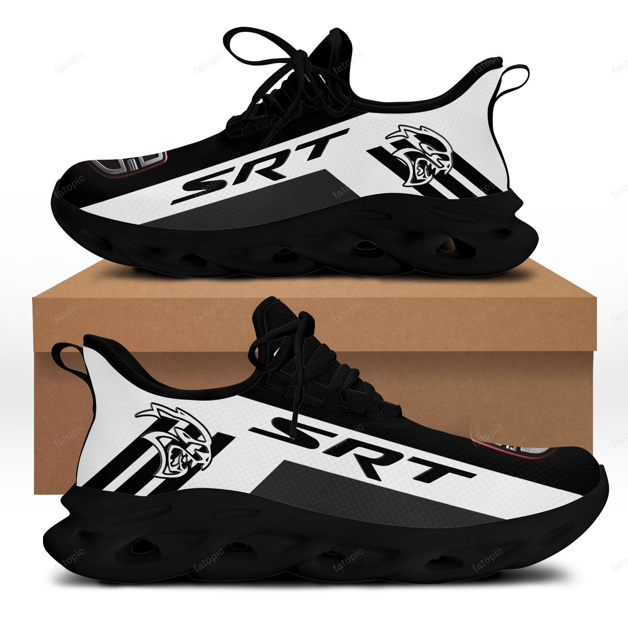 DODGE SRT NCT-NH BS Running Shoes Ver 2 (Black) – Fashionspicex Shop