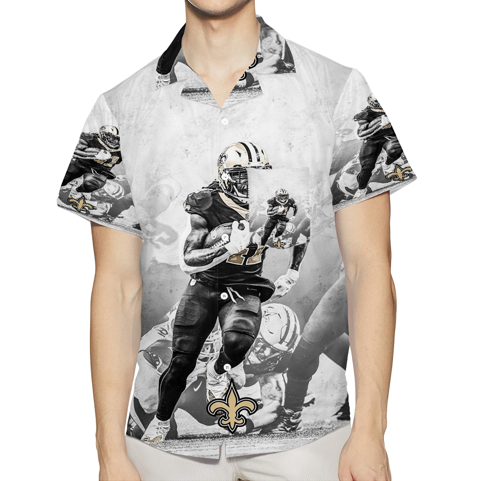 New Orleans Saints Alvin Kamara4 3D All Over Print Summer Beach Hawaiian Shirt With Pocket