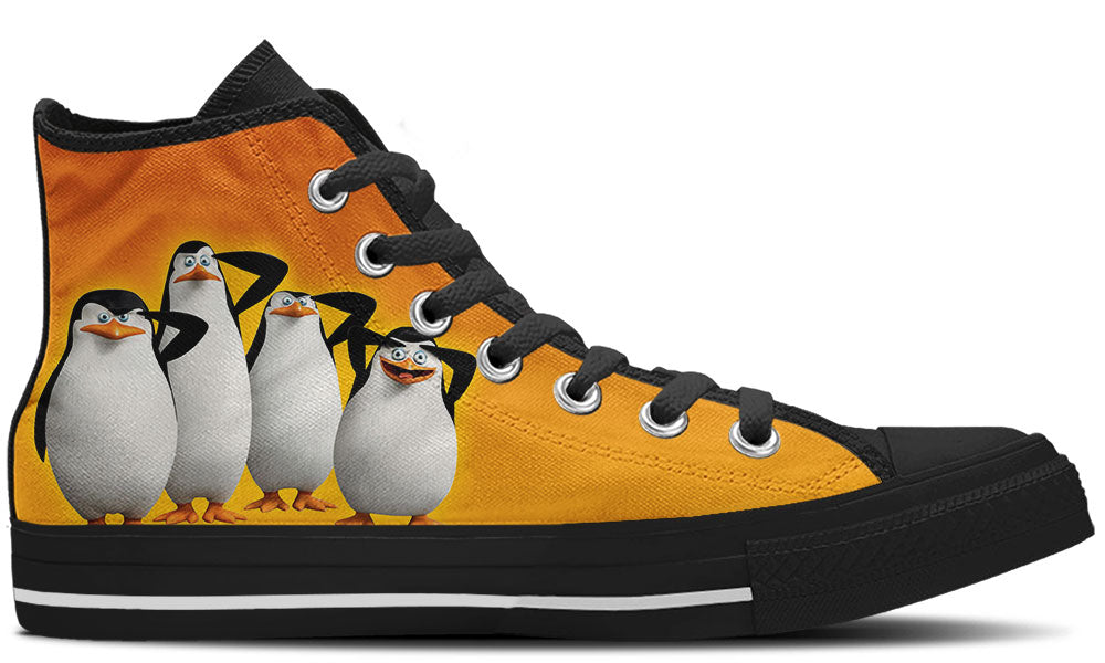 Penguins Of Madagascar High Tops