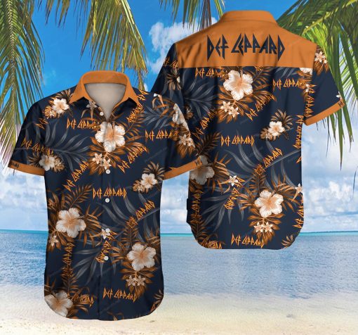 Leppard Hawaiian Shirts For Men Ha19341