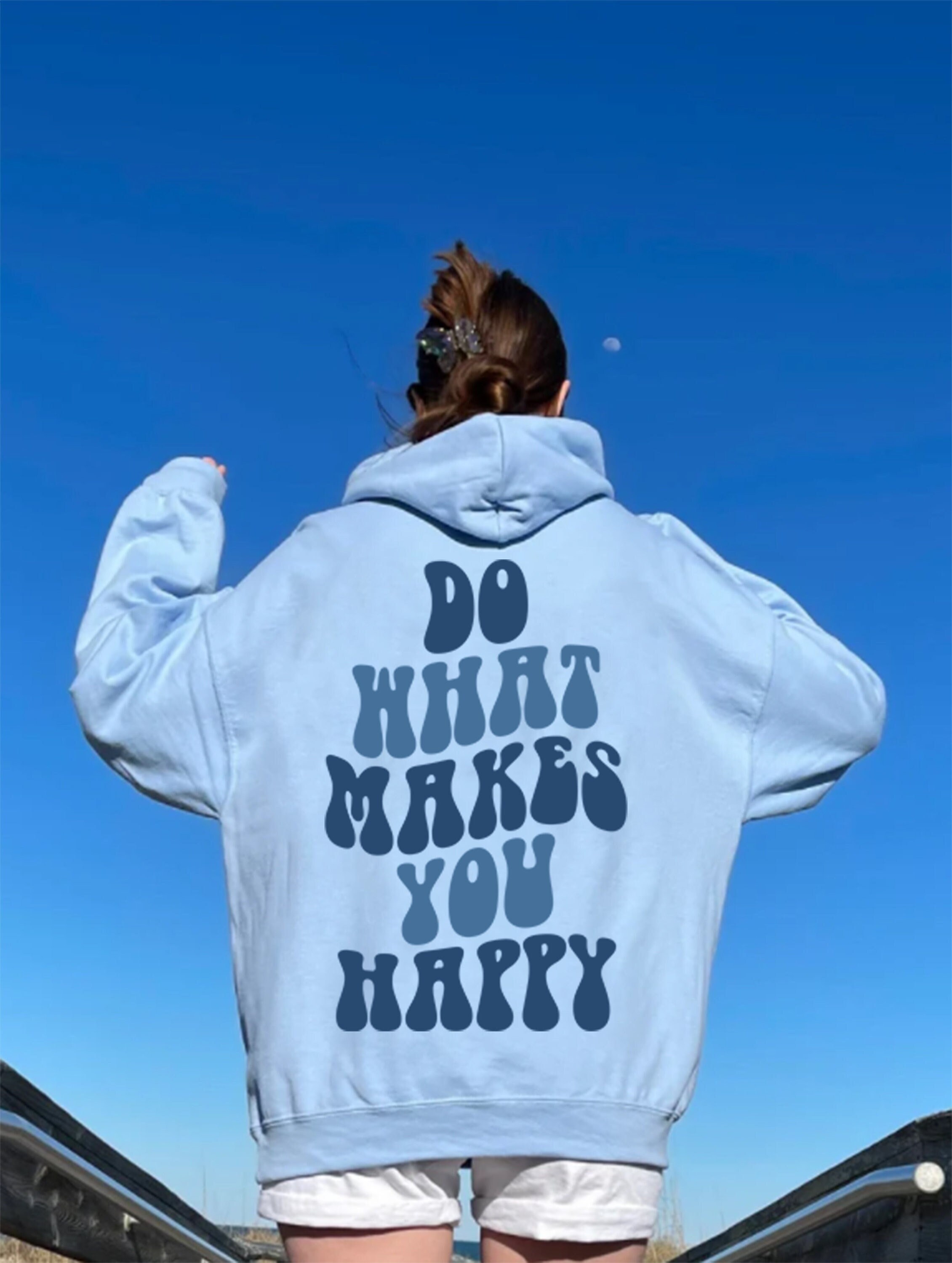Do What Makes You Happy Hoodie, Cozy Hoodie, Trendy Hoodie, Positive Hoodie, Preppy Hoodie
