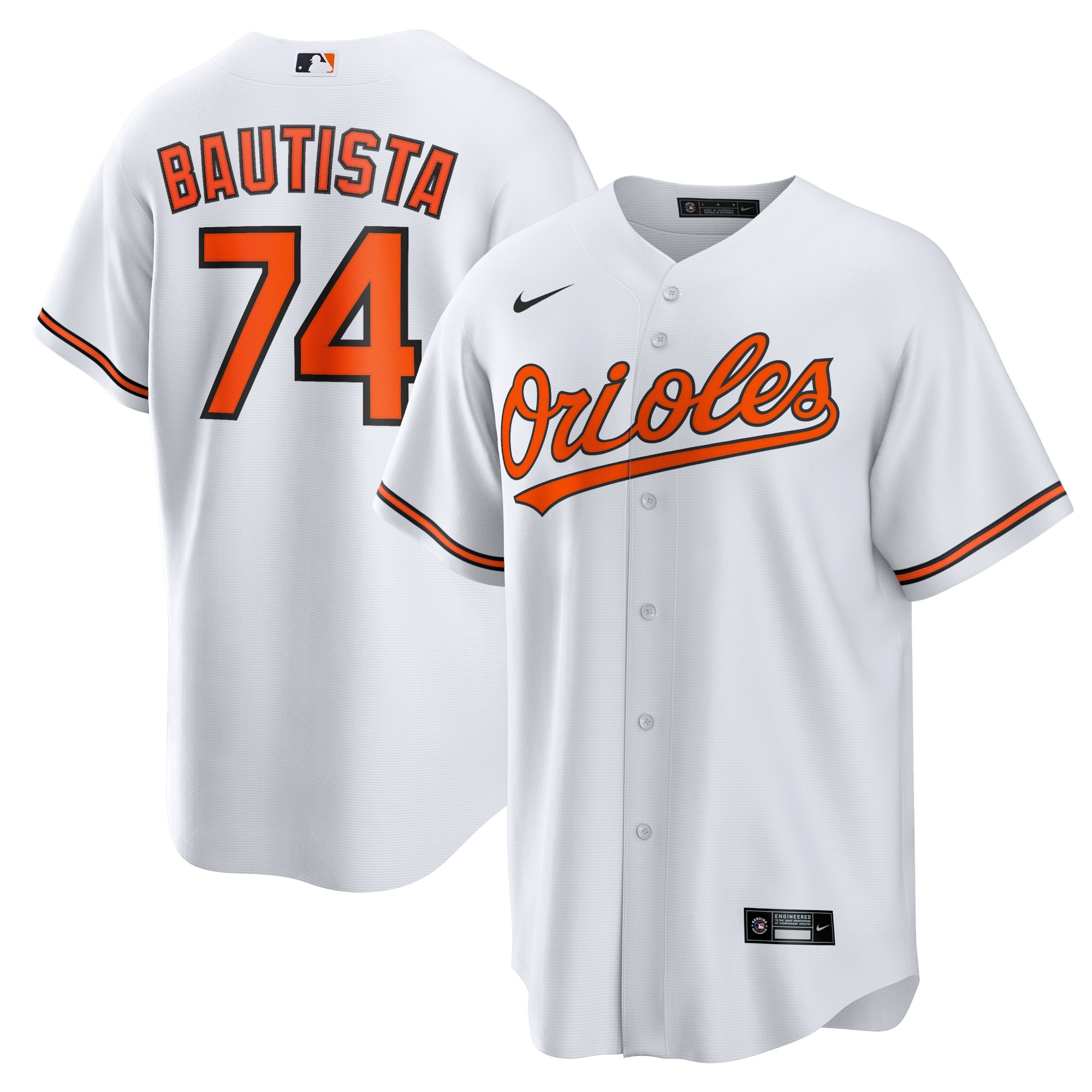 Men’s Baltimore Orioles Felix Bautista White Player Jersey