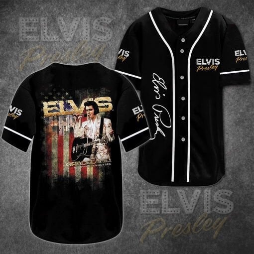 Elvis Presley Baseball Jersey Bbj-M2B8