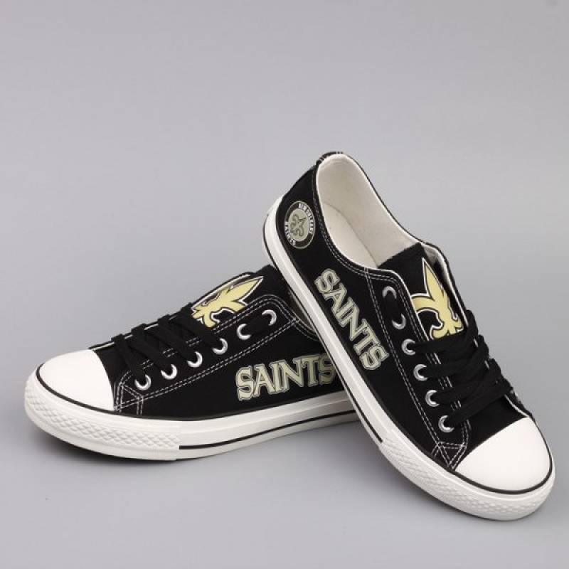 New Orleans Saints Canvas Shoes, Saints Sneakers, Tennis Shoes T-D732H