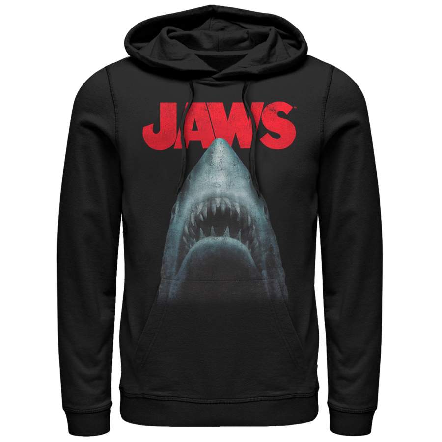 Jaws Men’s Shark Teeth Poster  Lightweight Hoodie