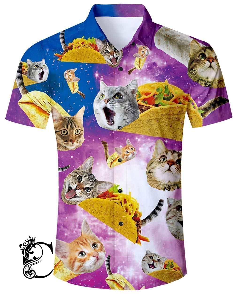 Beach Shirt Find Cats Hawaiian Shirt- Chillicothemall